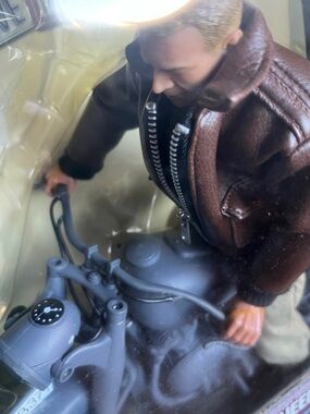 Steve McQueen WW2 Motorcycle, 21st Century Toys 2001.New in unopened box.#15601